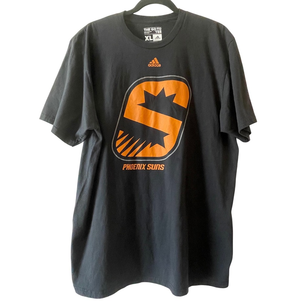 Adidas XL Phoenix Suns NBA Graphic T-Shirt The Go-To Tee Black Menswear
